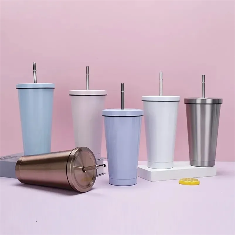 304 Stainless Steel Water Bottle With Straw ... From Luo09, $11.84 ...
