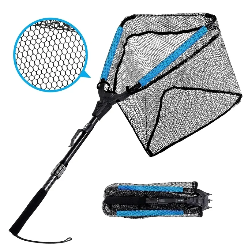 Foldable Floating Folding Trout Landing Net With... 