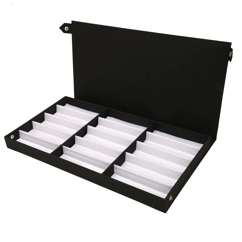 15 Grids Portable Eyeglasses Display Box Multifunctional Sunglasses ...