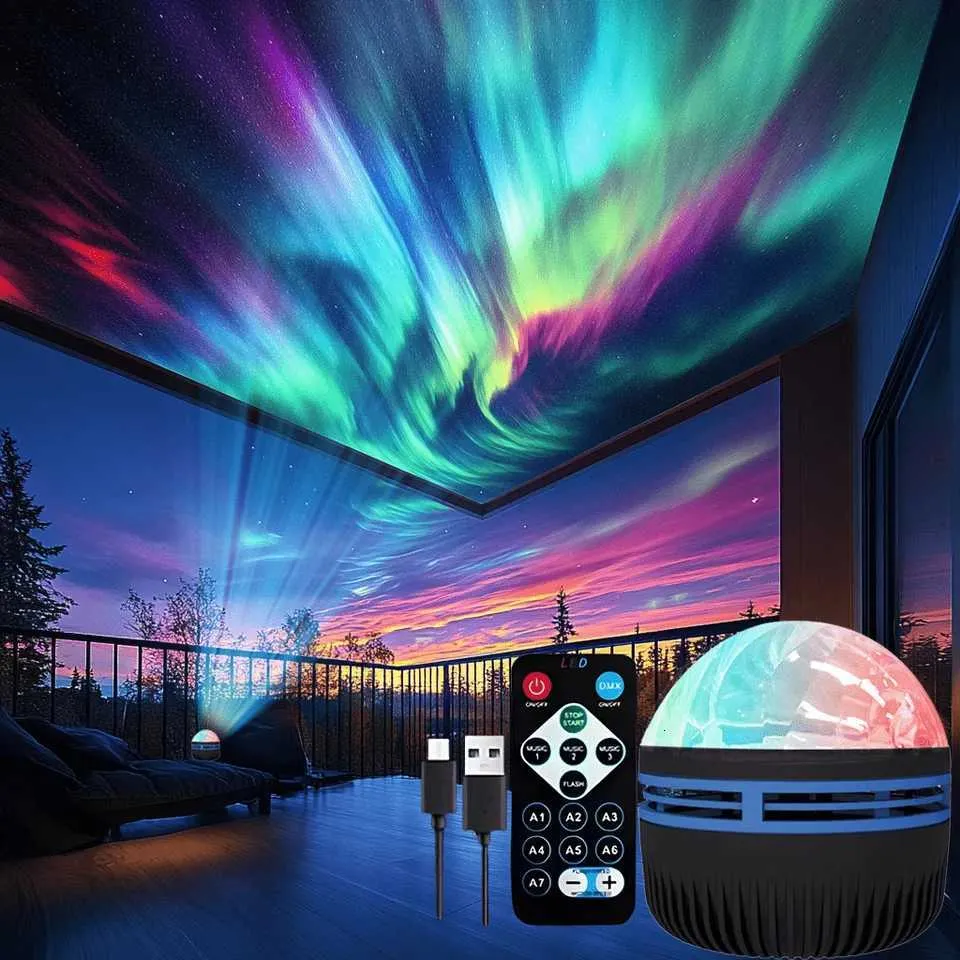 Aurora Light Projector, Northern Lights Star Projector For Bedroom, Kids Room, And Gaming Room Decor, Soothing Ambient Lighting For Relaxation Or Sleep