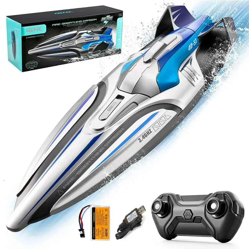 Rc Rowing Boat S1 2.4G High-Speed Remote Control Speedboat, 30 Km/H Waterproof ...