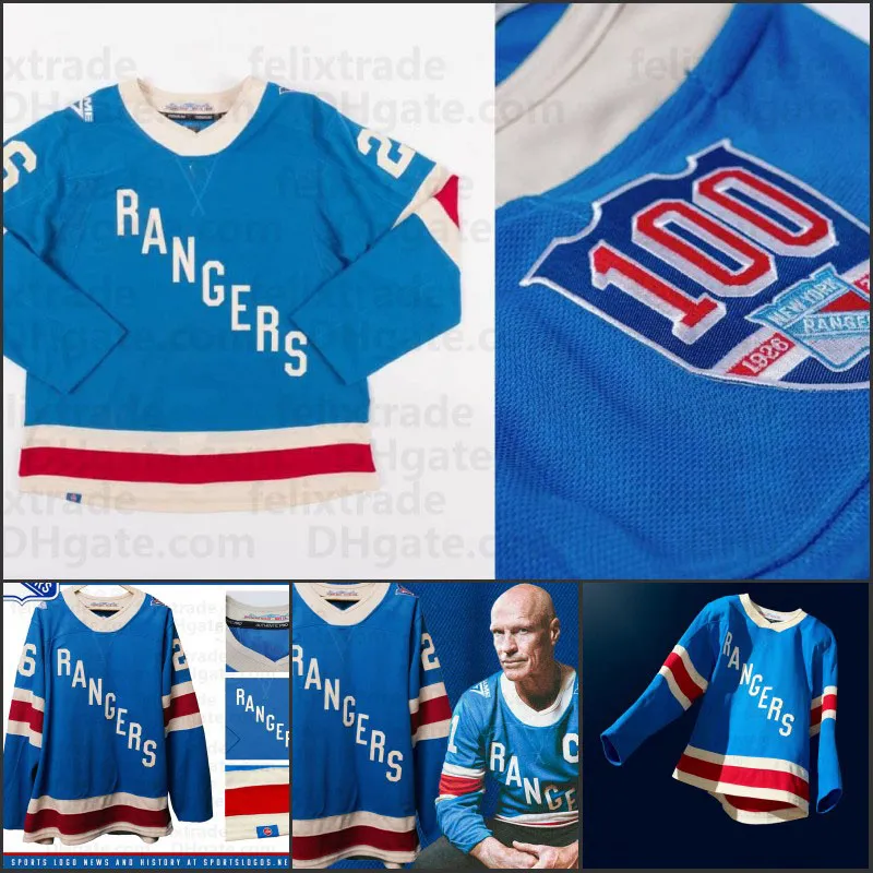 New York Rangers 2023 24 Third Jersey Henrik Lundqvist New Reverse