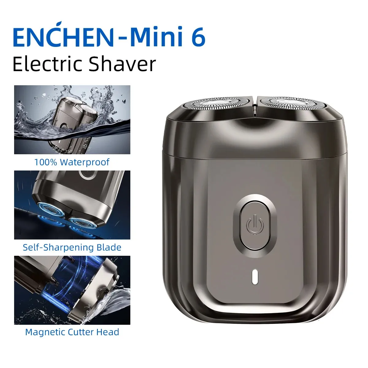 Enchen Razor Hair Enchen Electric Shaver Mini Razor Beard Trimmer for Men Waterproof ...