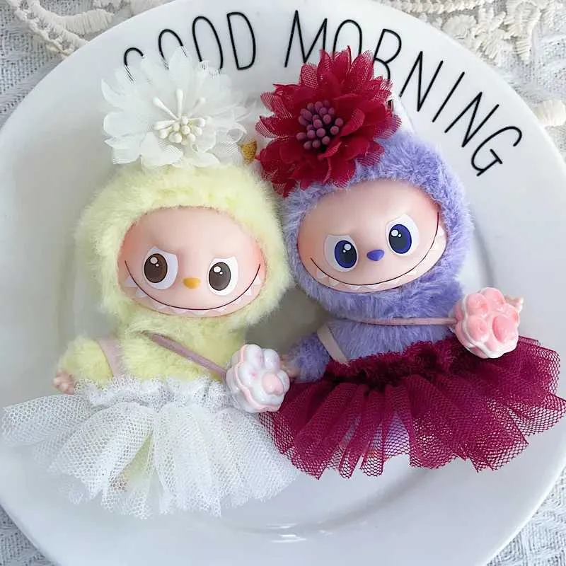 Mini Labubu Ballet Dress With Headband Doll Clothes Outfit For 105cm ...