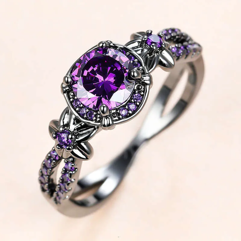 Dark Black Gold Inlaid Opal Ring Full Diamond... From Lumi0, $12.45 ...