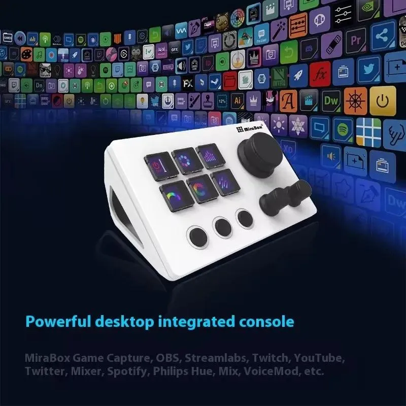 Visuals Keyboard Streaming Mirabox N3 Stream Deck Keyboard Mini Visual Desktop... From Onlinegoing ...