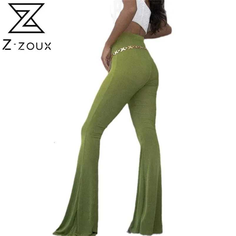 Women's High Waist Flared Capris: Retro Hip Trousers for Spring/Summer ...