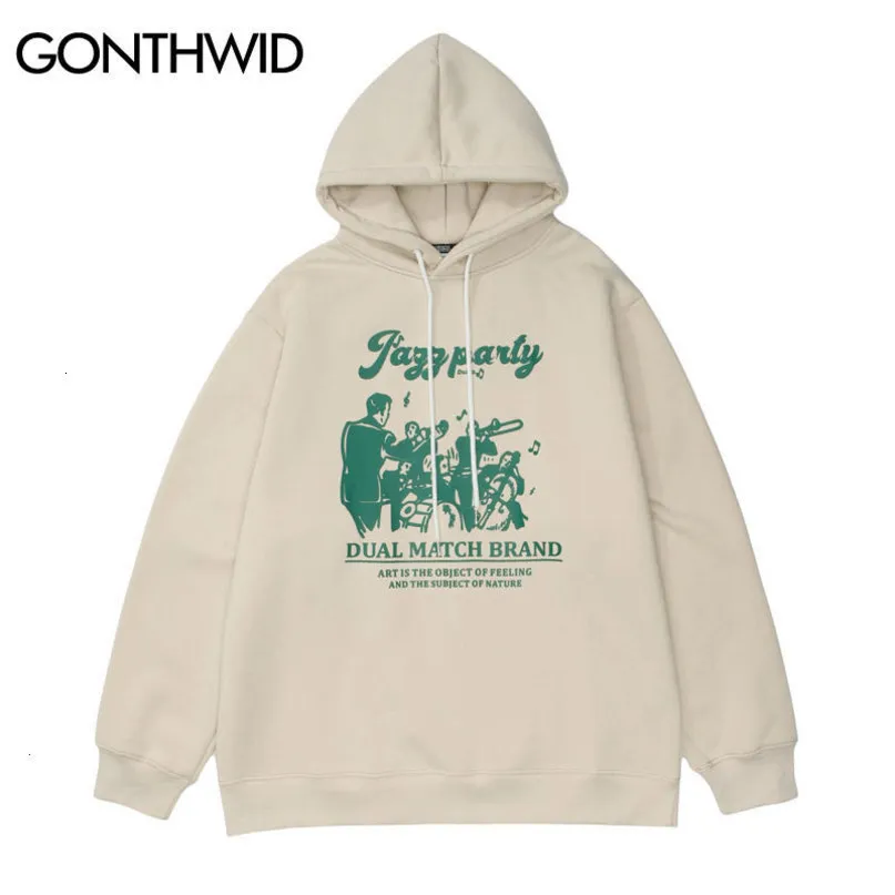 Felpe con cappuccio oversize da uomo, alla moda, con stampa, stile hip hop, abbigliamento sportivo, casual, a maniche lunghe, stile streetwear, con cappuccio, top sportivo, felpa estetica con tasche