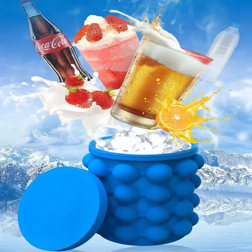 Eiswürfelform Eisschale Großes Silikon Eiseimer... Von 7,58 €