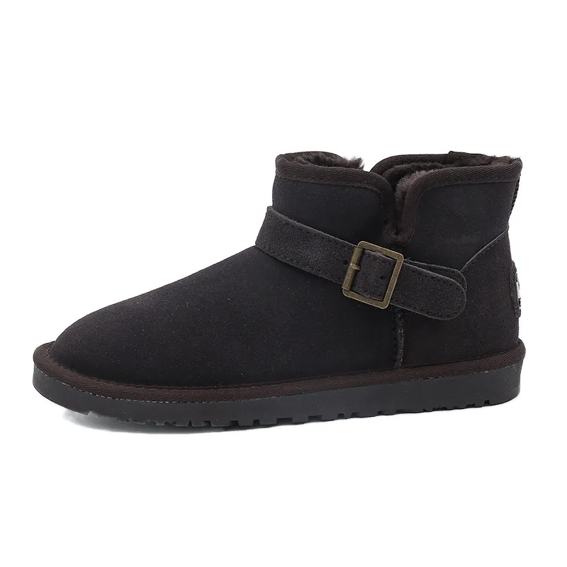 CE Designer Free Shipping Oxhide Affordable Winter Anti Slip Snow Boots With Thick Plush Cotton Shoes Premium Black_voghion.com