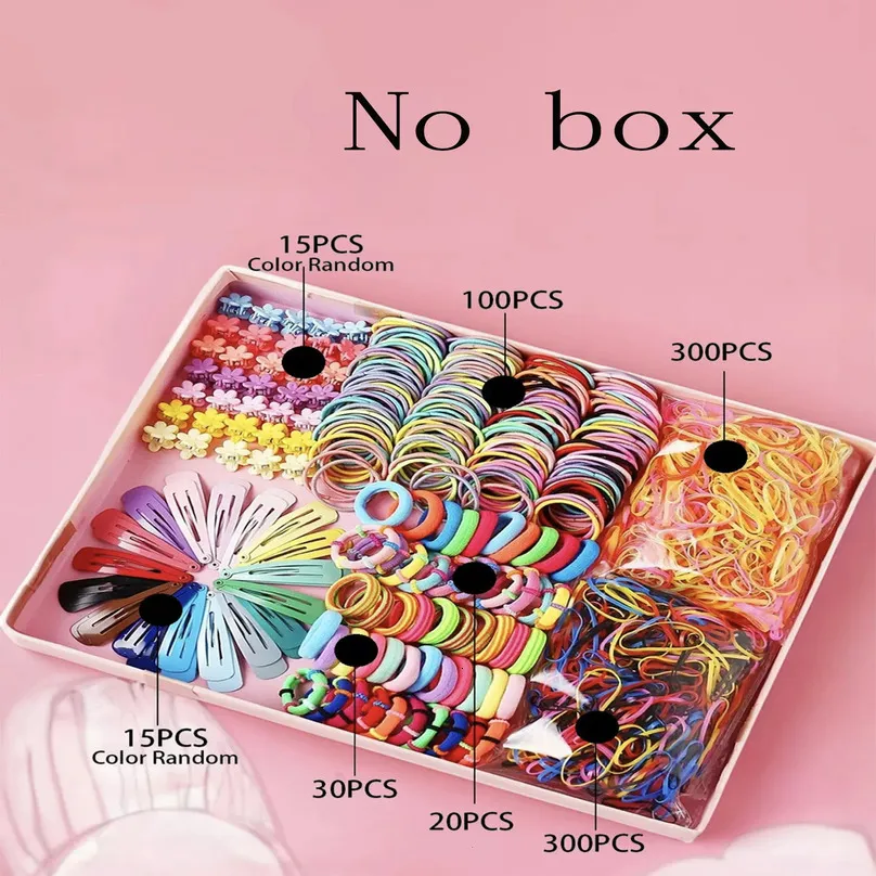 Girls Colorful Hair Bands Set   Kids Elastic... 