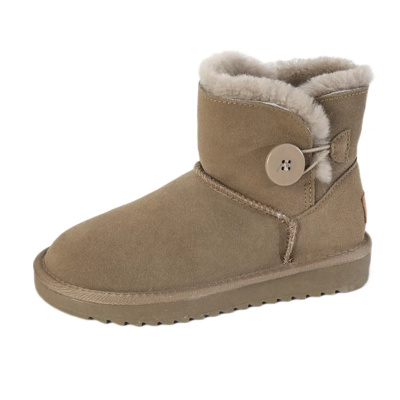 CE Designer Free Shipping Oxhide Affordable Winter Anti Slip Snow Boots With Thick Plush Cotton Shoes Ethereal_voghion.com