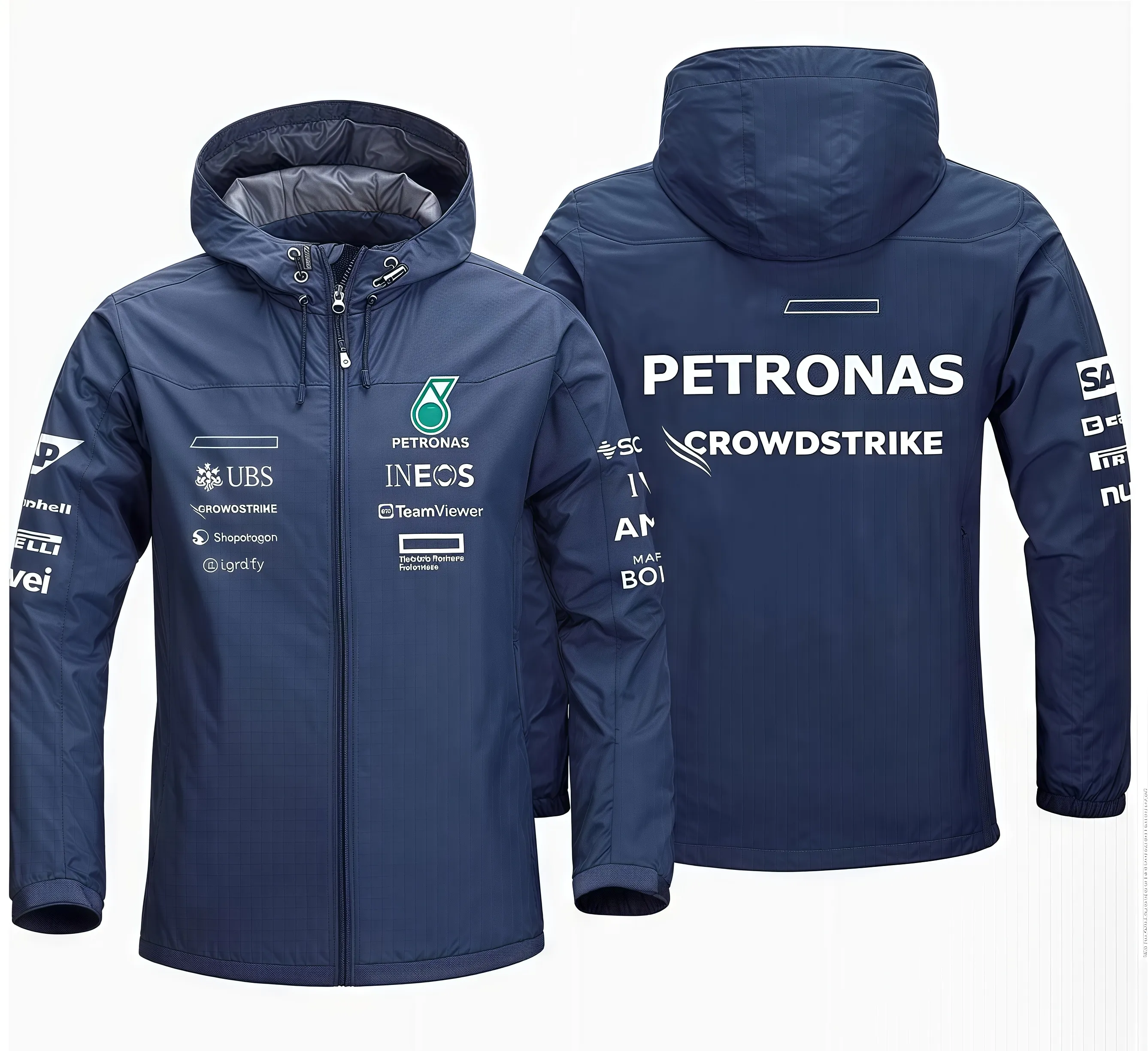 F1 LogoFormula 1 Racing F1 Jacket Waterproof Hoodie For Sports ...