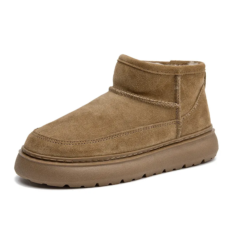 CE Designer Free Shipping Oxhide Affordable Winter Anti Slip Sno Boots Ith Thick Plush Cotton Shoes Sturdy Plain_voghion.com