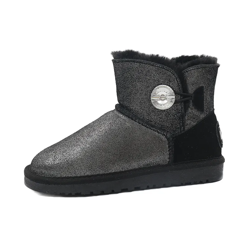 CE Designer Free Shipping Oxhide Affordable Winter Anti Slip Snow Boots With Thick Plush Cotton Shoes Secure_voghion.com