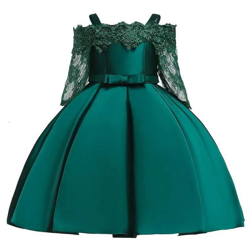 elegant green christmas dress Zylarhe Girls Christmas Party Dress Pageant Gown Elegant Holiday Dance for Green 6-8 Years, Girl's