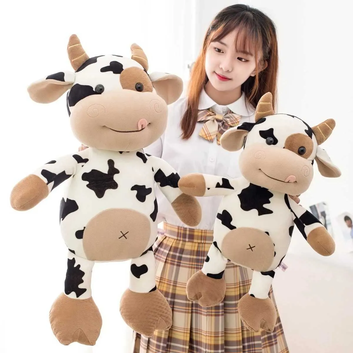 C250925 Plush Cow Toy Soft Stuffed Animal Doll For... From Hawaii82743 ...