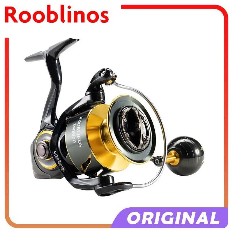 ROOBLINOS SW Spinning Reel Ultralight Saltwater Surf... 