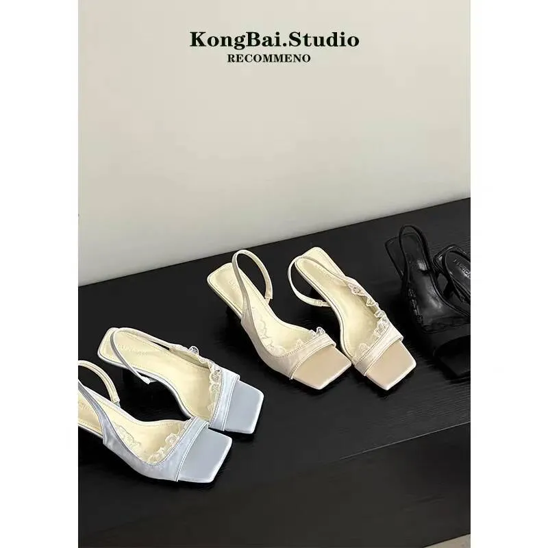 Summer Open Toe Heel Sandals Women Shoes New Thin High Heels Female Fashion Sexy Pumps Sandalias De Mujer Ddmysaturn_voghion.com