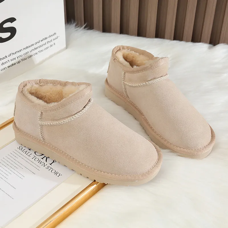 Dames winterlaarzen van leer met antislipzool en pluche_voghion.com