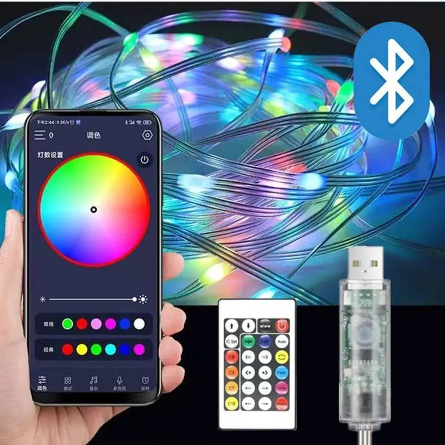 WS2812B Bluetooth USB LED String Lights Dreamcolor... From Thousand ...
