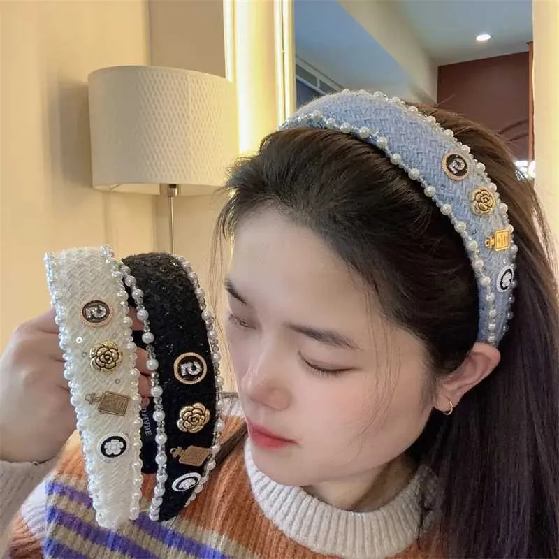 Diademas Acolchadas Con Perlas Para Mujer, Diademas Anchas Con Cuentas Acrílicas, Aros Para El Pelo Barrocos, Accesorios Para El Cabello Hechos A Mano Para Niñas | En Línea