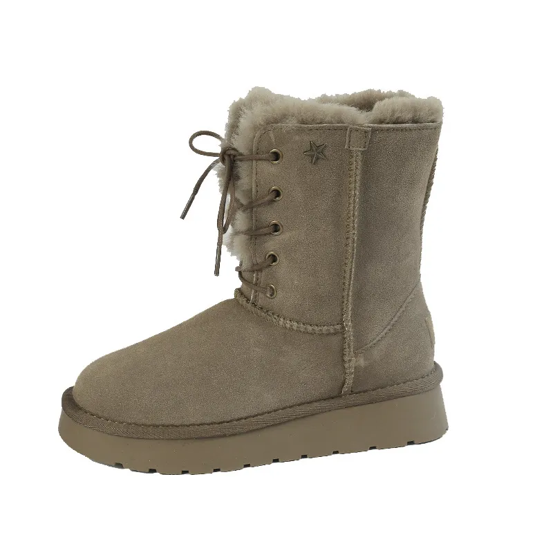 CE Dsignr Fr Shipping Oxhid Affordabl Wintr Anti Slip Snow Boots With Thick Plush Cotton Shos Easy To Stor_voghion.com