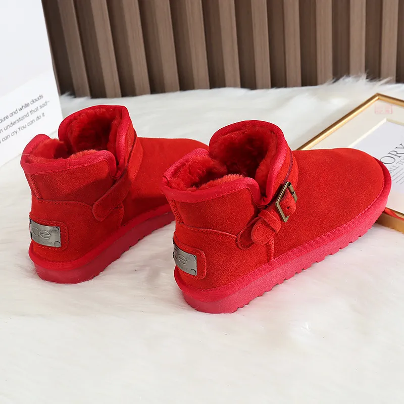 CE Esigner Gratis verzending Oxhie Affordable Winter Antislip Sneeuwlaarzen met Dikke Pluche Katoenen Schoenen Verouderingsbestendig_voghion.com