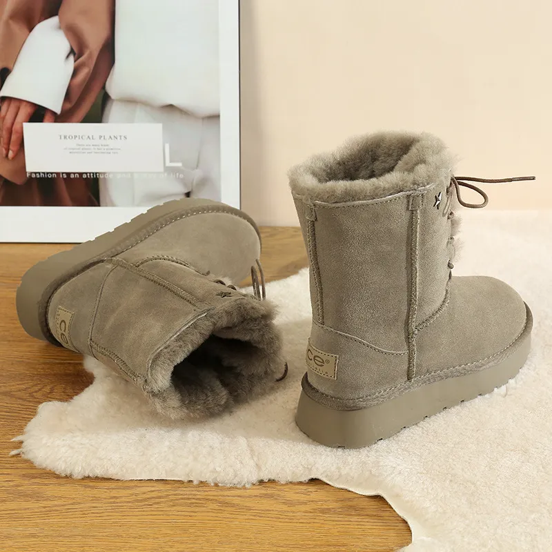 CE Dsignr Fr Shipping Oxhid Affordabl Wintr Anti Slip Snow Boots With Thick Plush Cotton Shos Easy To Stor_voghion.com