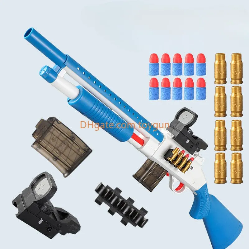 Realistic Toy Guns M780 Rifle: Soft Bullet Shell Ejecting Launcher