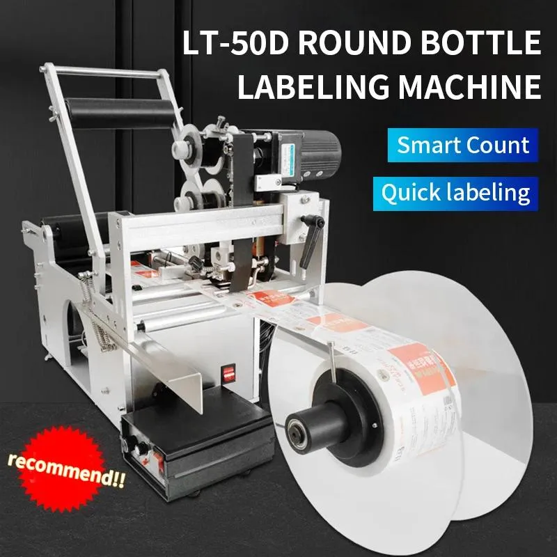 Wayback Machine Sticker Wholesale LY LT 50D Semi Automatic Round Plastic Bottle Labeling And ...