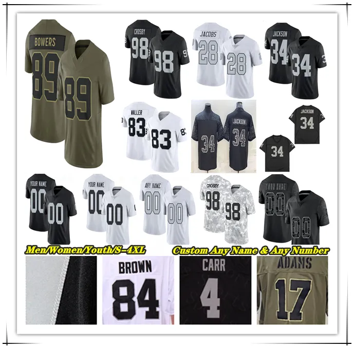 American Football Jersey Ashton Jeanty Maxx Crosby Kenny Pickett