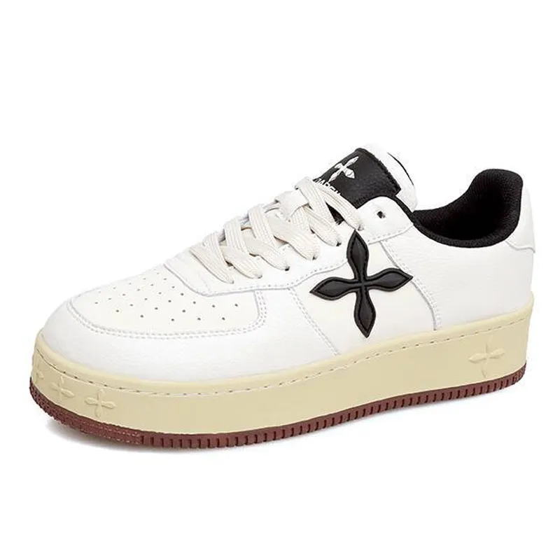 DARSII Sneakers Autumn Breathable Thick Sole Genuine Leather Height Increasing Women's Commuting Casual Shoes Men's_voghion.com