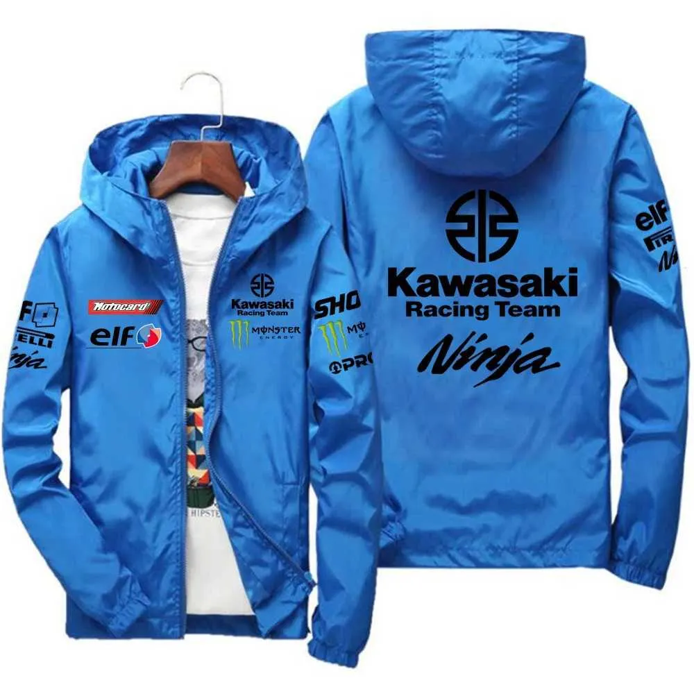 Kawasaki Dolphin Racing Team ジャケット Kawasaki Erkek Motosiklet Ceketi Doğa Sporları Ve Yi TL254.04