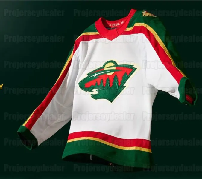 Quin Hughes Wild 2025 26 Home Hockey Jersey Kirill Kaprizov Marc