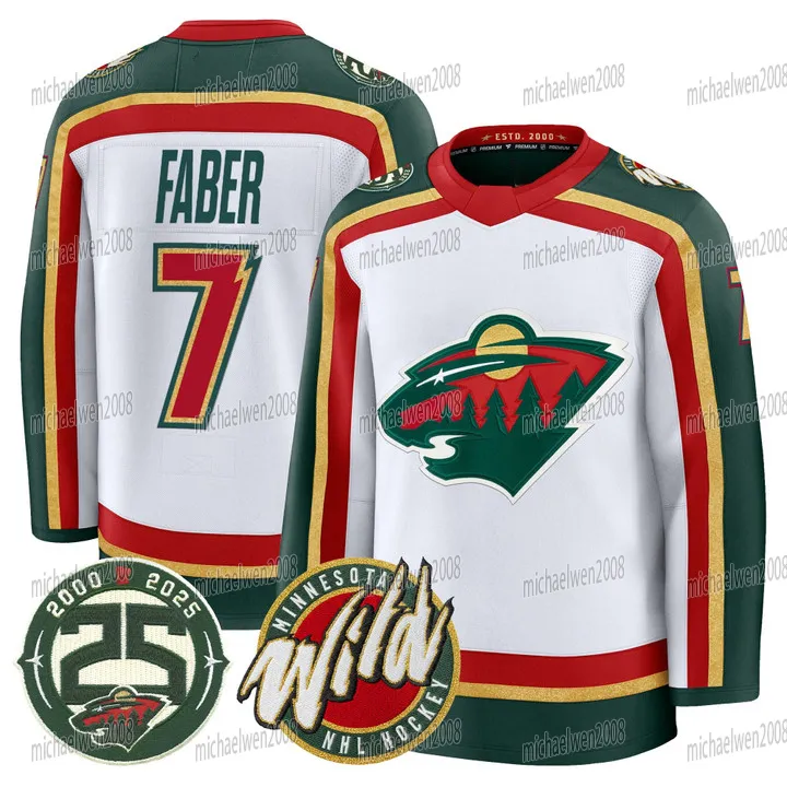 MinnesotasWild 2025 26 25th Anniversary Jersey Kirill Kaprizov