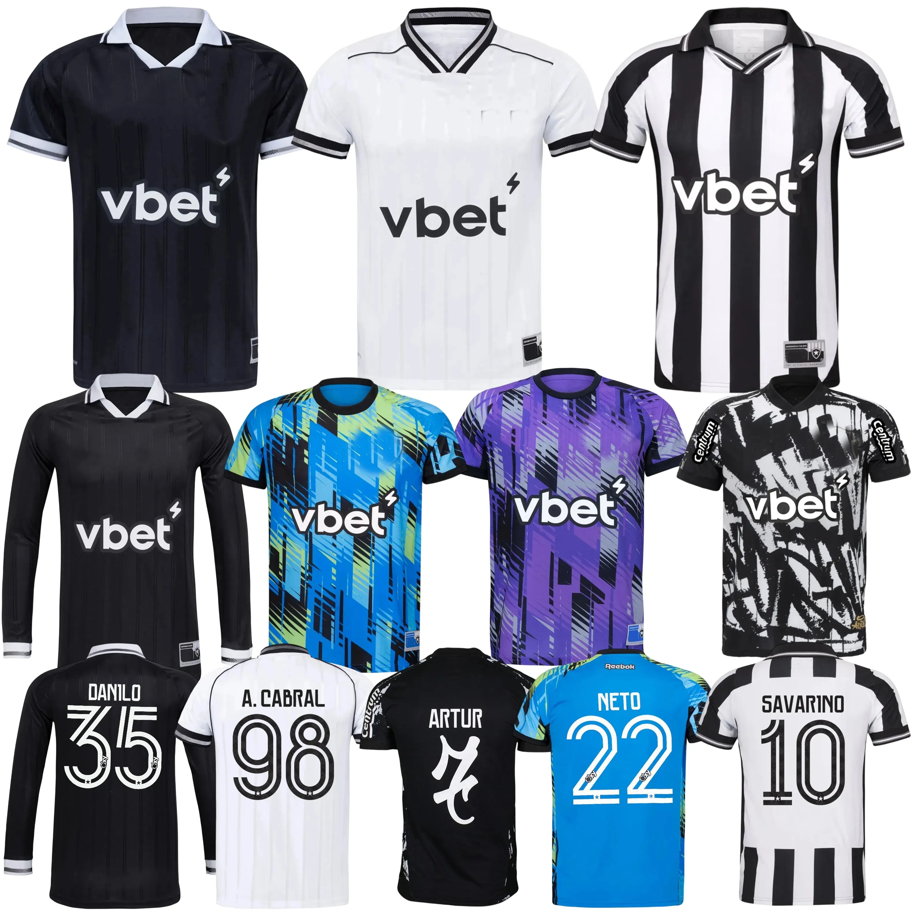 Save Big on Bulk 1995 2024 2025 2026 Botafogo FR Soccer Jersey RJ LUIZ  HENRIQUE SAVARINO SOARES LUCAS HALTER JEFFINHO BARBOSA EDUARDO ALMADA IGOR 