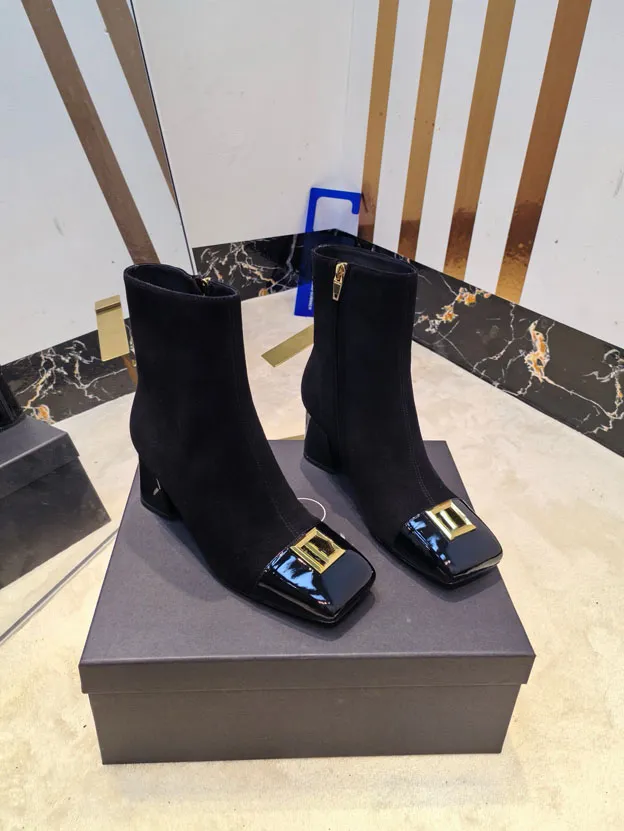 Low Chelsea Ankle Boots Women Leather Flat Heel Zip Closure Sizes 35-42 ...