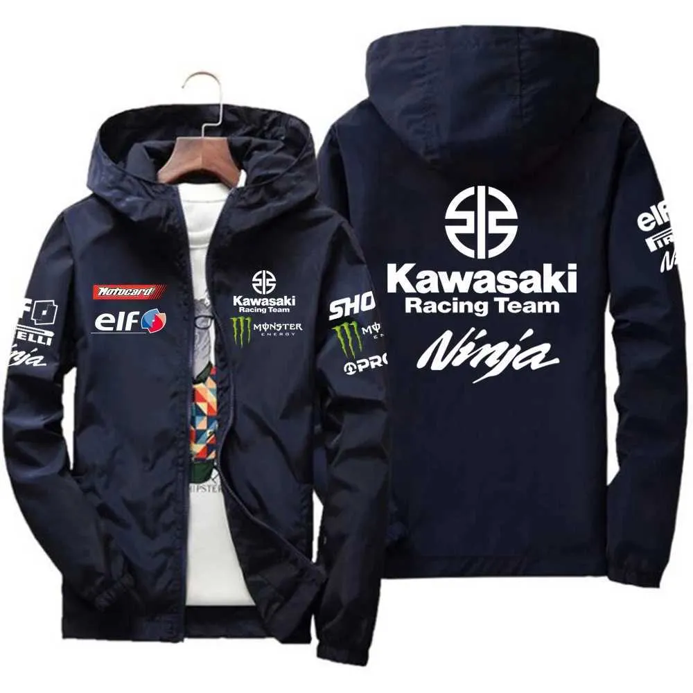 Kawasaki Dolphin Racing Team ジャケット Kawasaki Erkek Motosiklet Ceketi Doğa Sporları Ve Yi TL254.04
