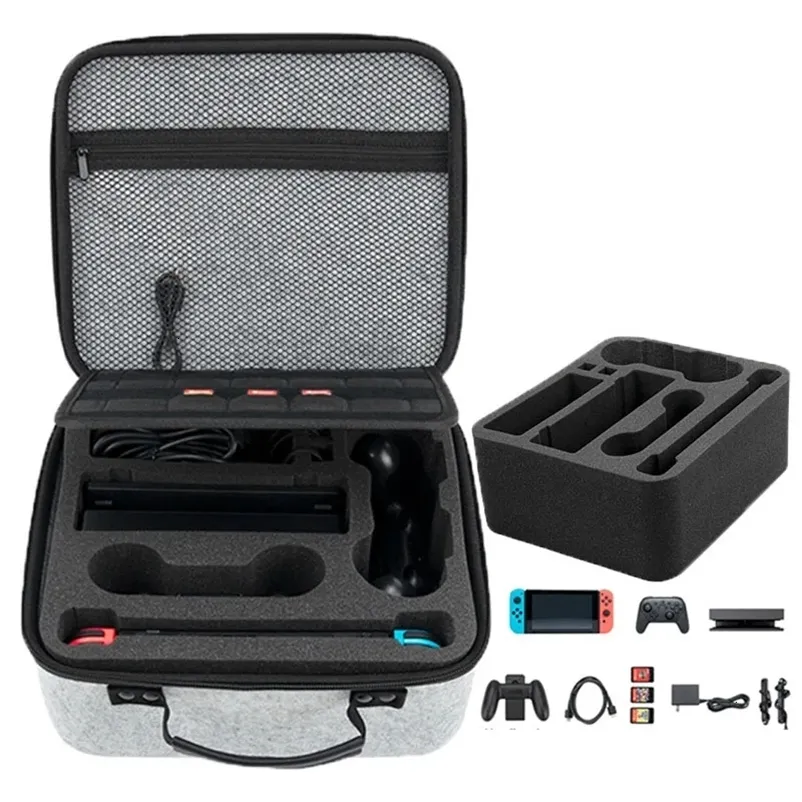 Large Protective Carrying Case for Nintendo Switch OLED Console, Pro ...