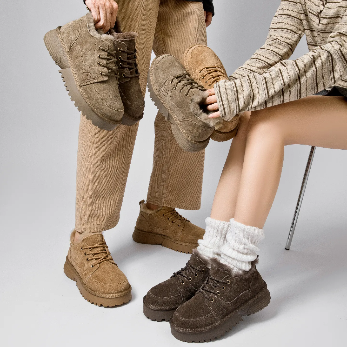 CE Designer Free Shipping Oxhide Affordable Winter Anti Slip Snow Boots With Thick Plush Cotton Shoes Exquisite_desvips.com