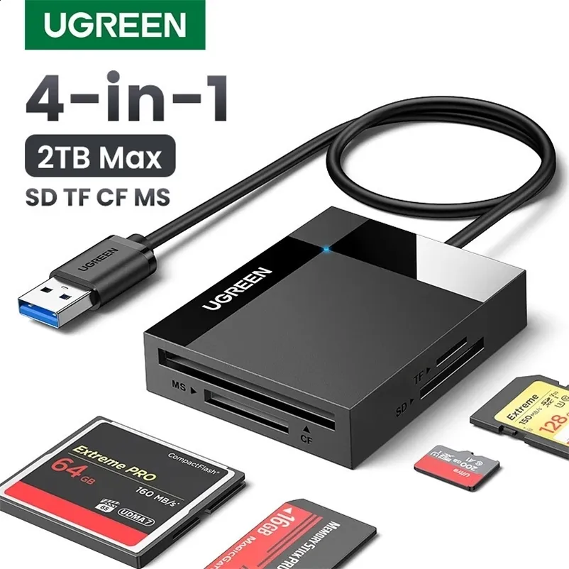 Lettore Di Schede SD E Micro SD USB 3.0 – Adattatore Doppia Testa Con USB-C E USB-A, In Alluminio, Compatibile Con PC, Laptop E Telefono - 2