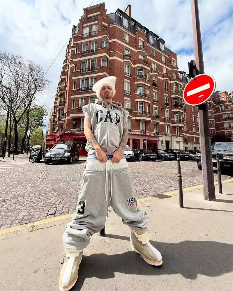 Project GR Embroidered Track Pants For Men And Women From
