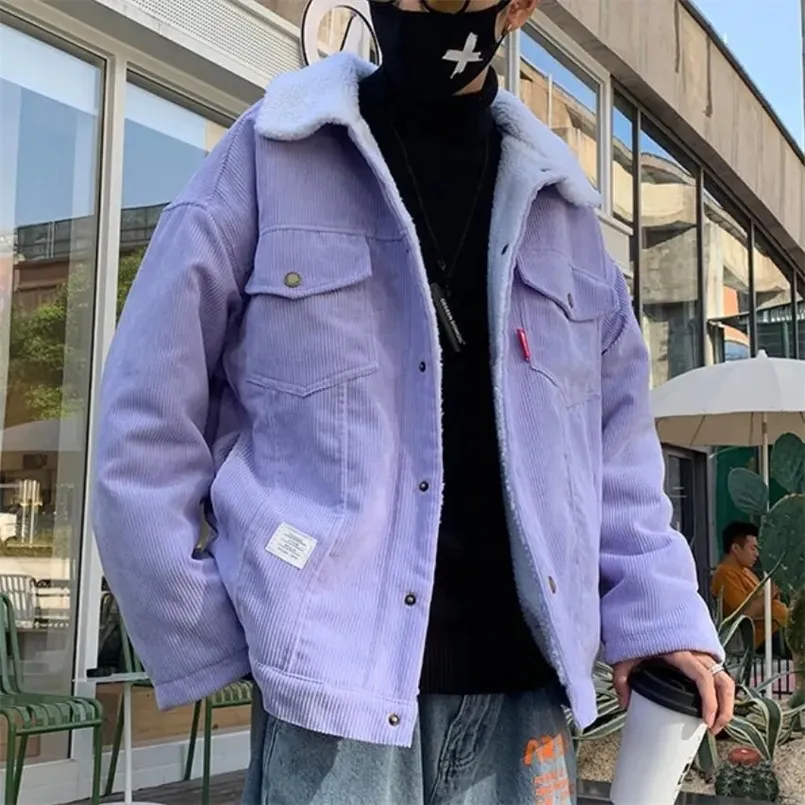 Herrenjacken Herbst Herbst Winter Verdicken Warme Schlanke Fit