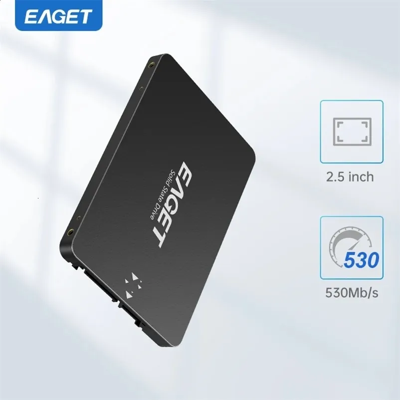 Eaget 120Gb x 5個セット Eaget SSD 120GB Sataii SSD 240GB 480GB 2.5ハードドライブHD SATA