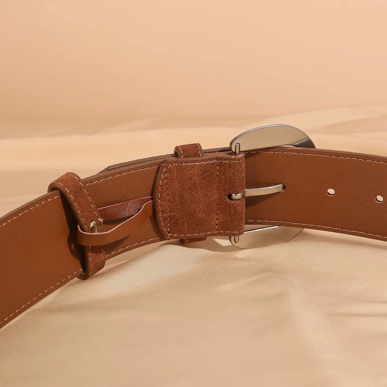 Fashion Genuine Leather Suede Widened Womens Waist... From 