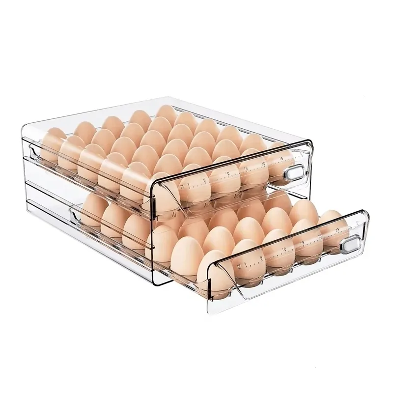 Refigant Box 60 Pack Transparent Container Of Eggs For Refrigerant Egg Storage ...