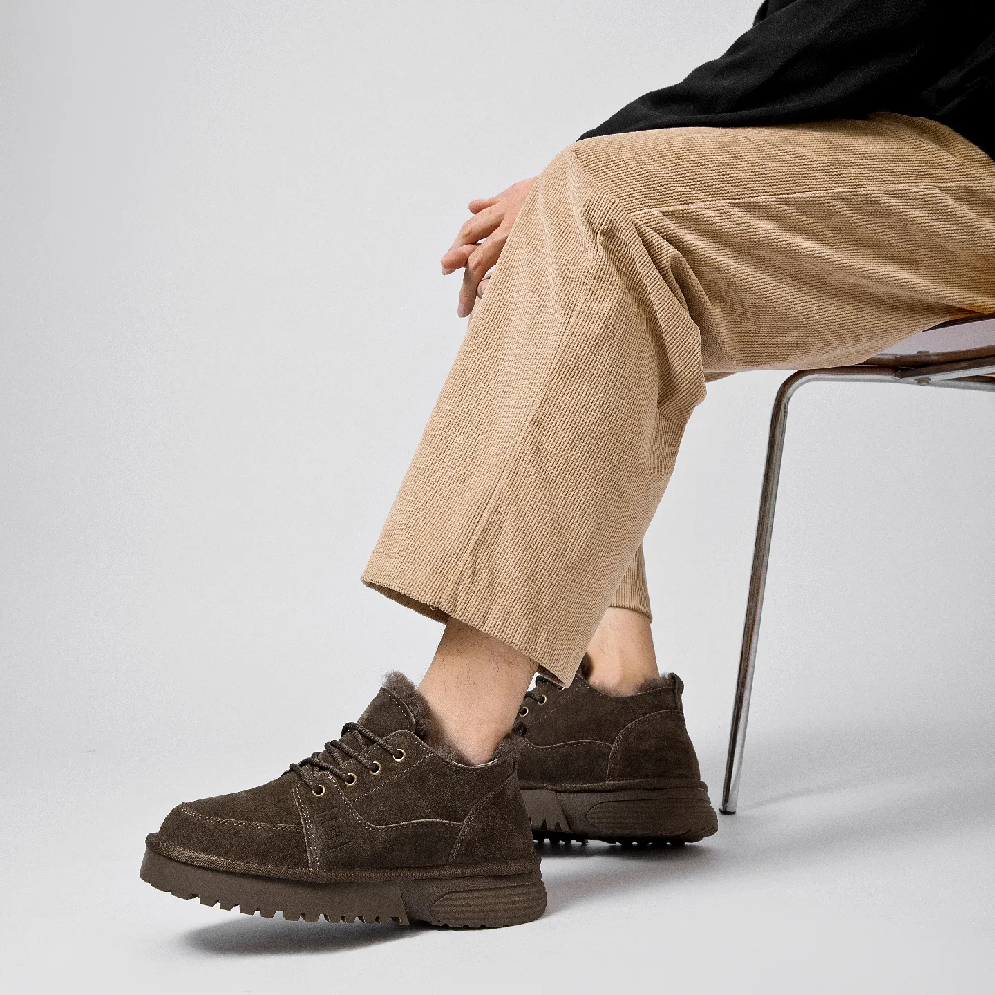 CE Designer Free Shipping Oxhide Affordable Winter Anti Slip Snow Boots With Thick Plush Cotton Shoes Exquisite_desvips.com