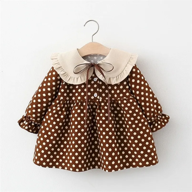 Autumn Born Baby Girls Dresses Toddler Dot Princess Dress For 1 Year  Birthday Or Christmas Infant Baby Clothing From Yujia08, $8.92 | DHgate.Com