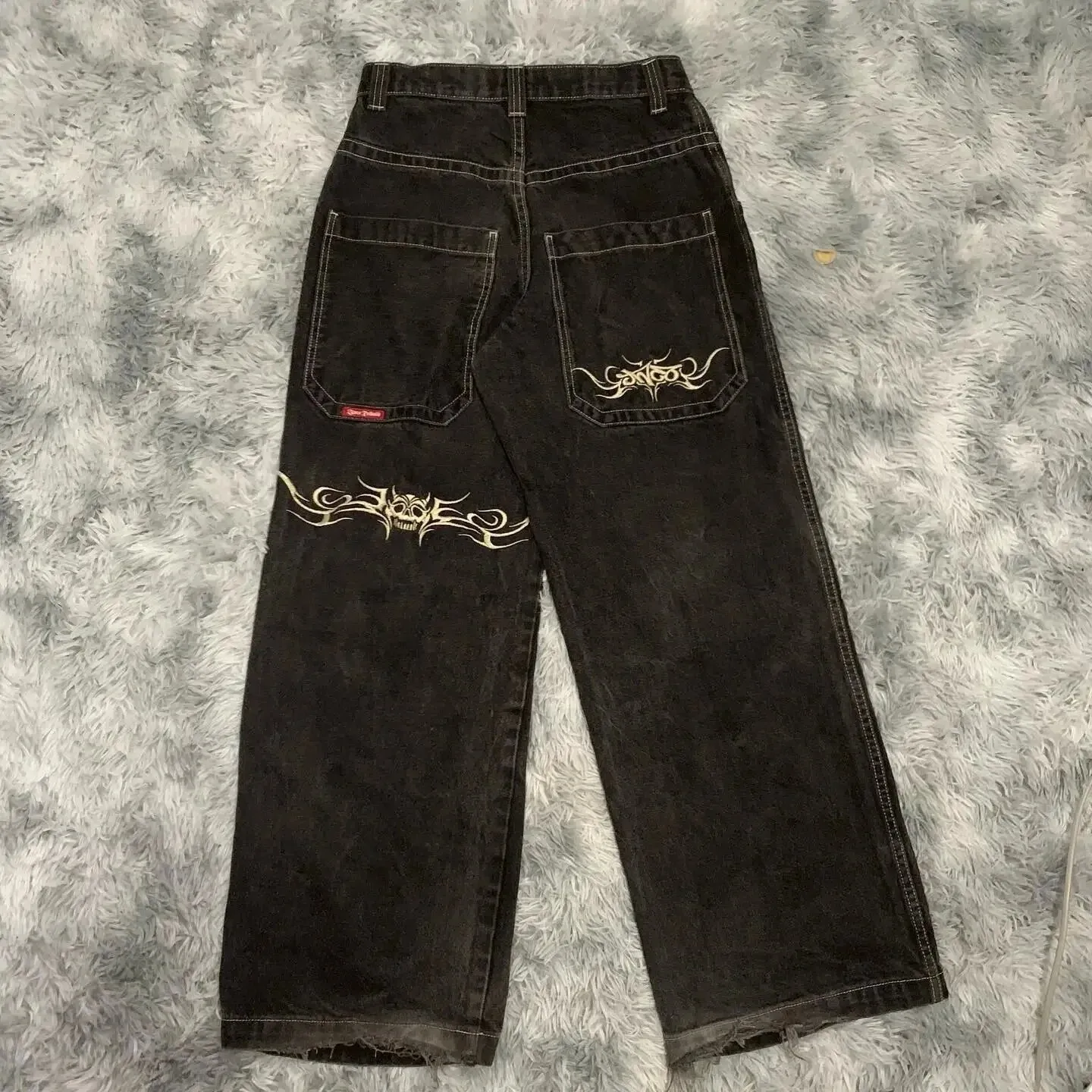 Hip Hop Gloe Mens Vintage Baggy Jeans Wide Leg... From 